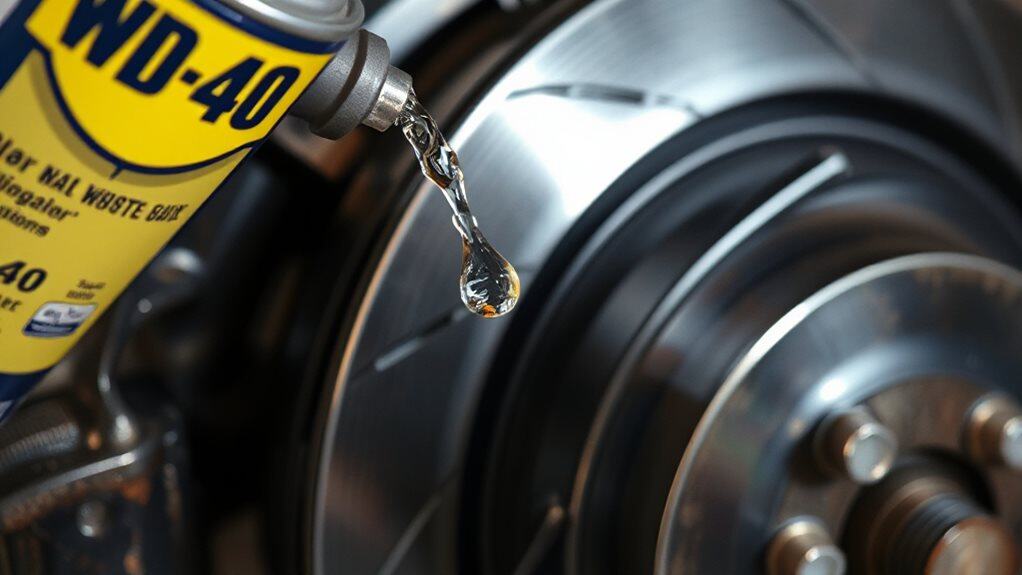 wd 40 degrades brake performance