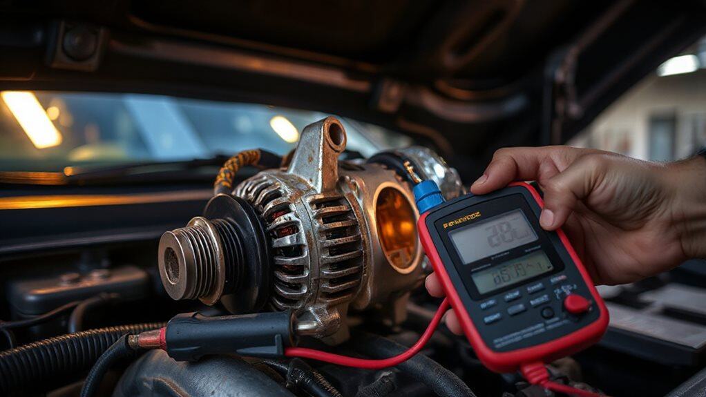 alternator failure triggers transmission limp mode