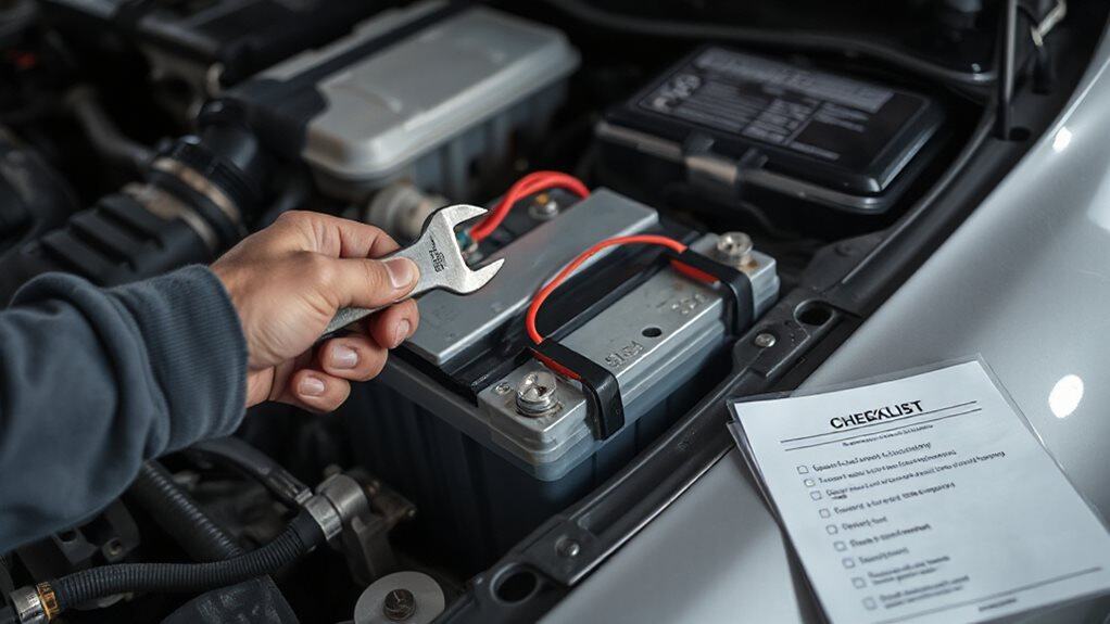 battery removal and install precautions