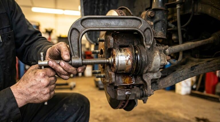 brake piston won t compress causes