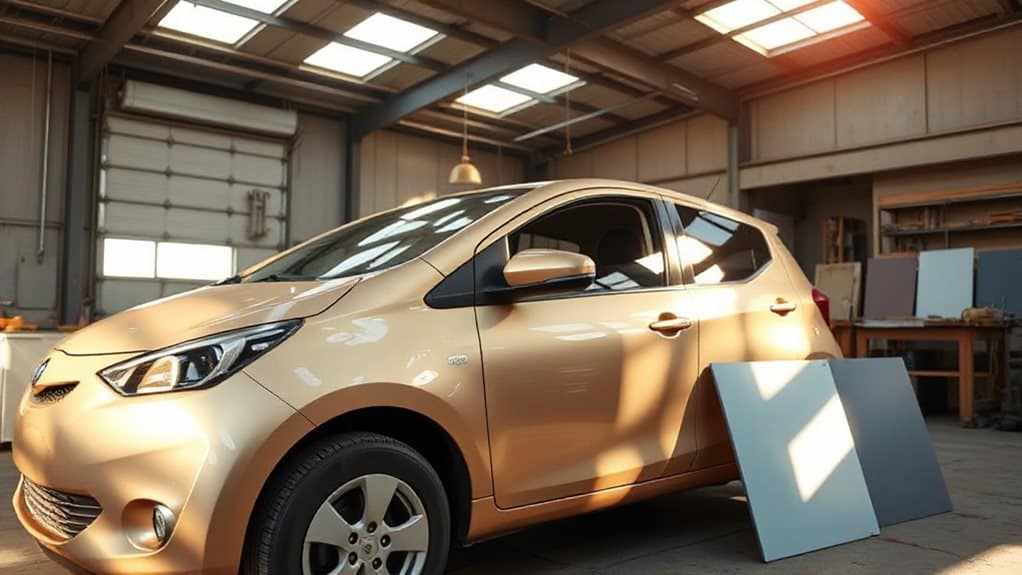 champagne grey blue beginner car paints