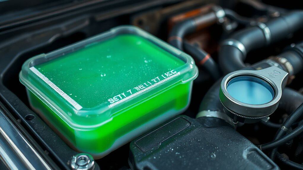 check coolant type and levels