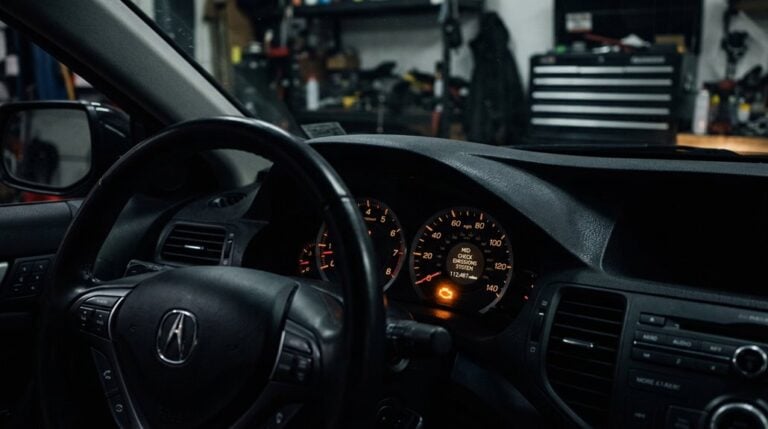 check emission system acura tsx
