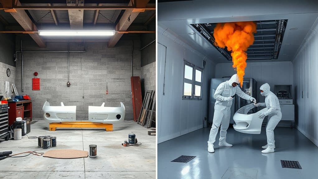 diy bumper painting vs professional shop timelines