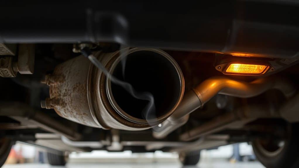 downstream o2 sensor failing catalytic efficiency