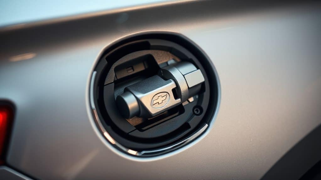 electric malibu fuel door lock prevents theft