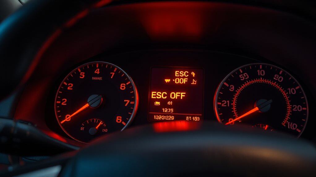 esc off partial brake intervention restarts