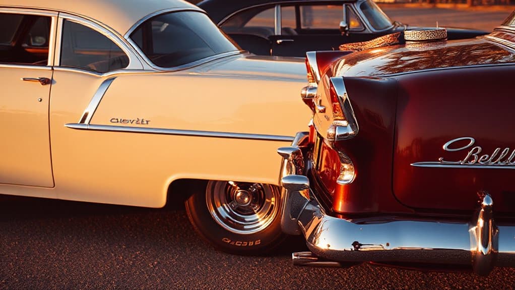 exterior trim differences bel air vs 210
