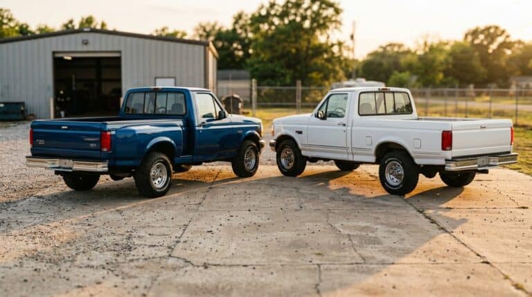 f 150 bed flareside vs styleside