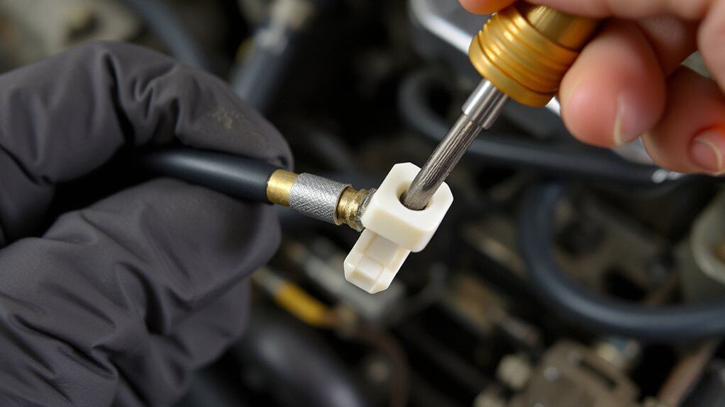 full throttle tension and lock verification