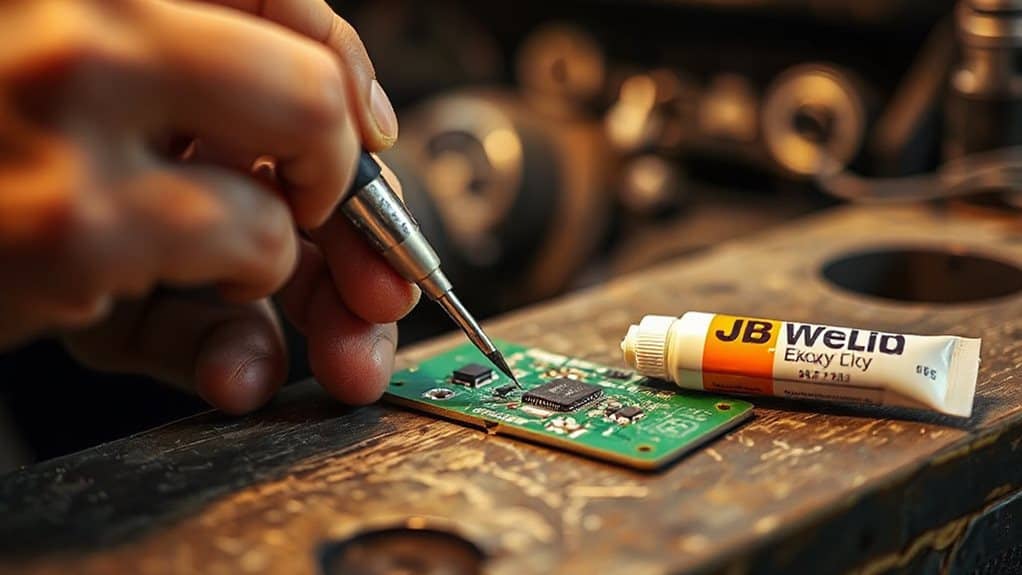 heat reseat clean epoxy seal