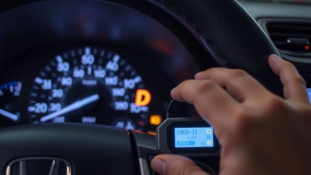 honda cr v d light diagnostic steps