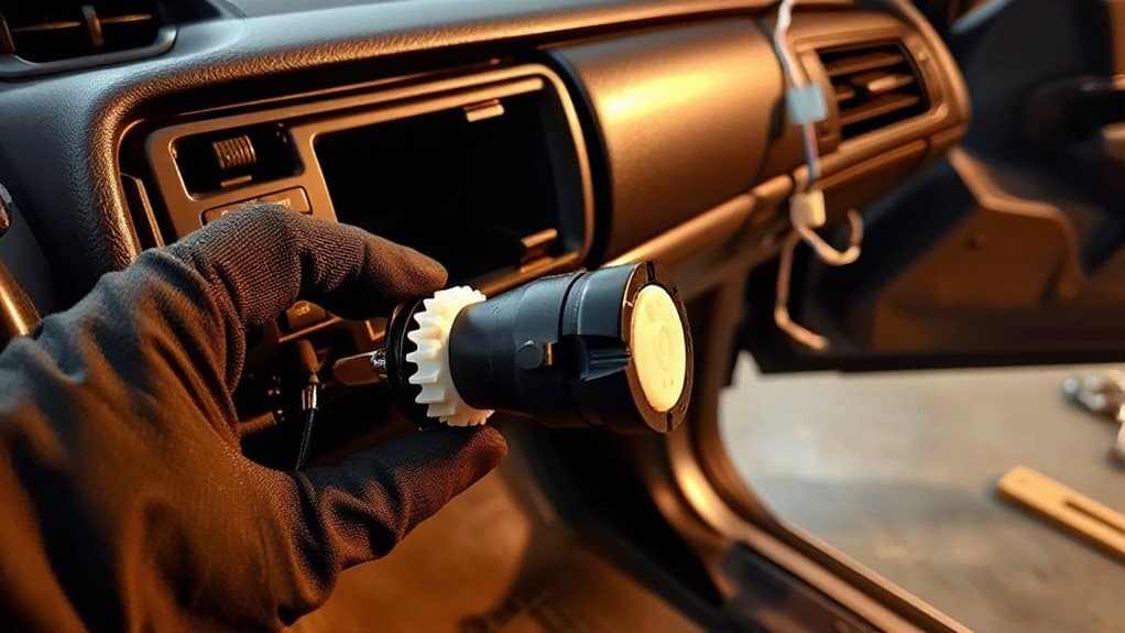 inspect blend door actuator failure causes