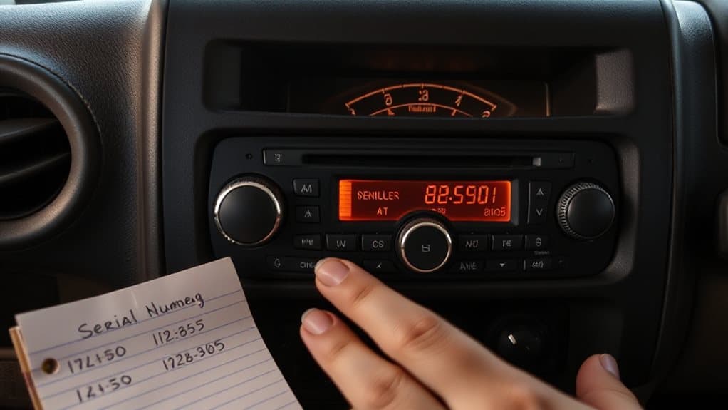 jeep radio anti theft code retrieval