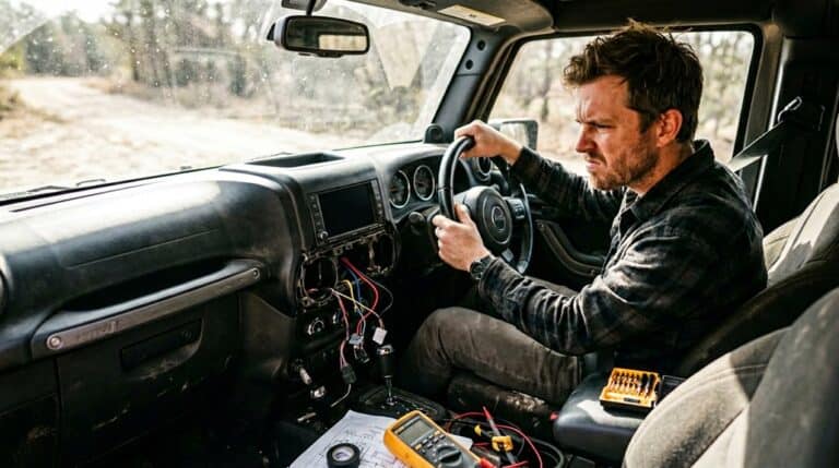 jeep wrangler radio troubleshooting steps