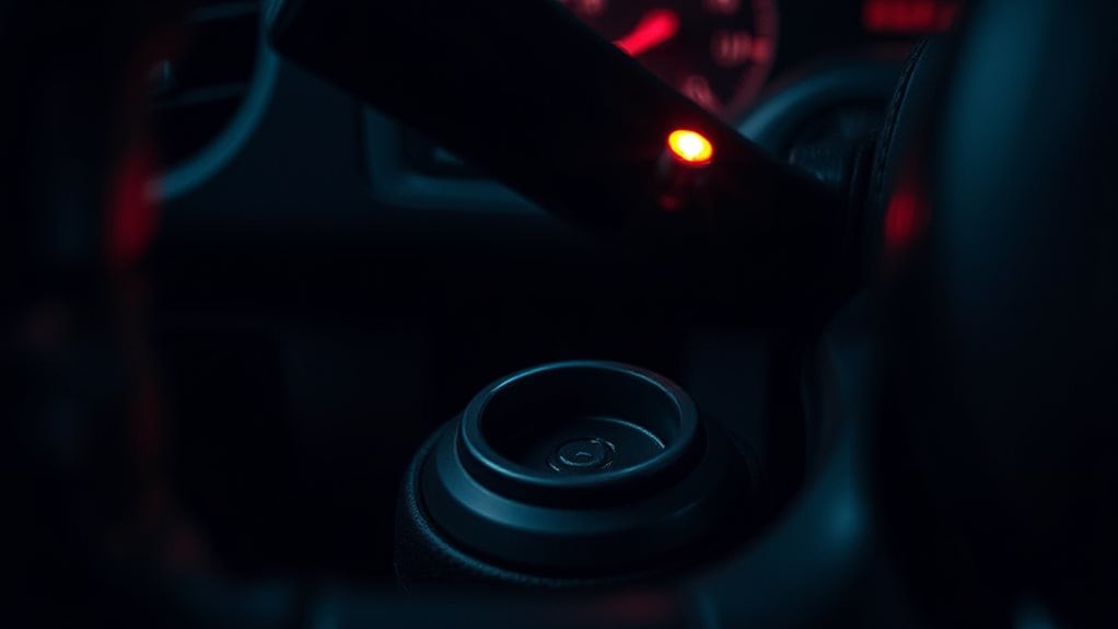 key left in ignition triggers security light