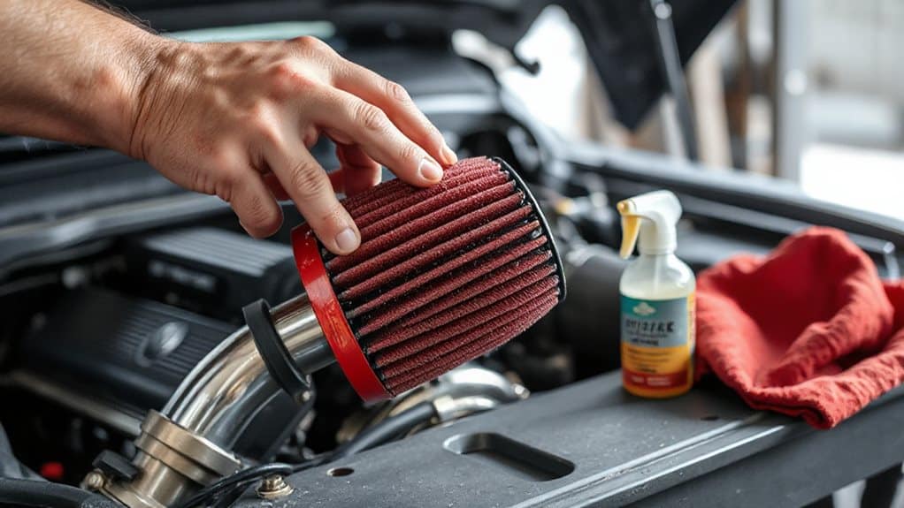 loosen clamps remove clean reinstall