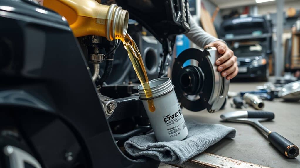 oil filter brakes service details