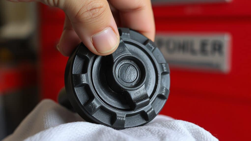 simple pressure release gas cap test