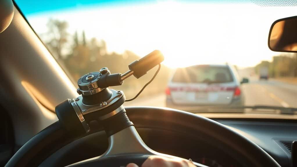 state rules for quick release steering wheels