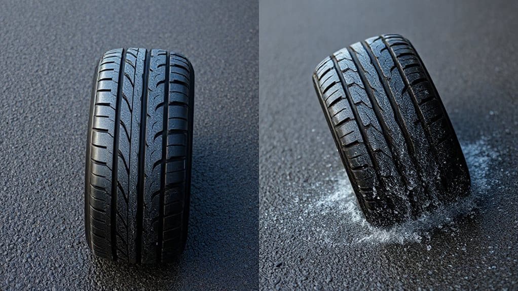 stiffer h tires sharper steering
