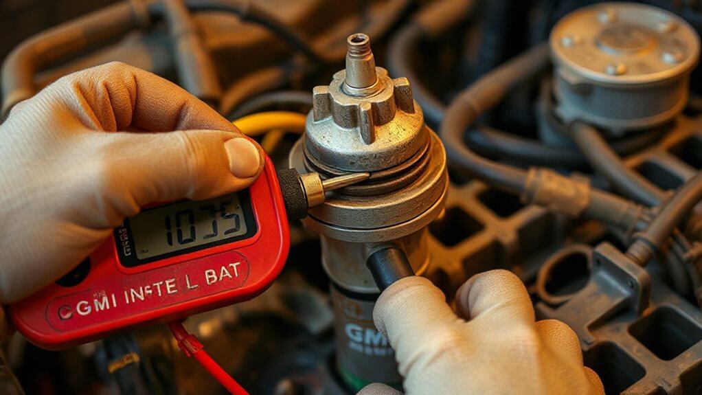 switched 12v to bat terminal