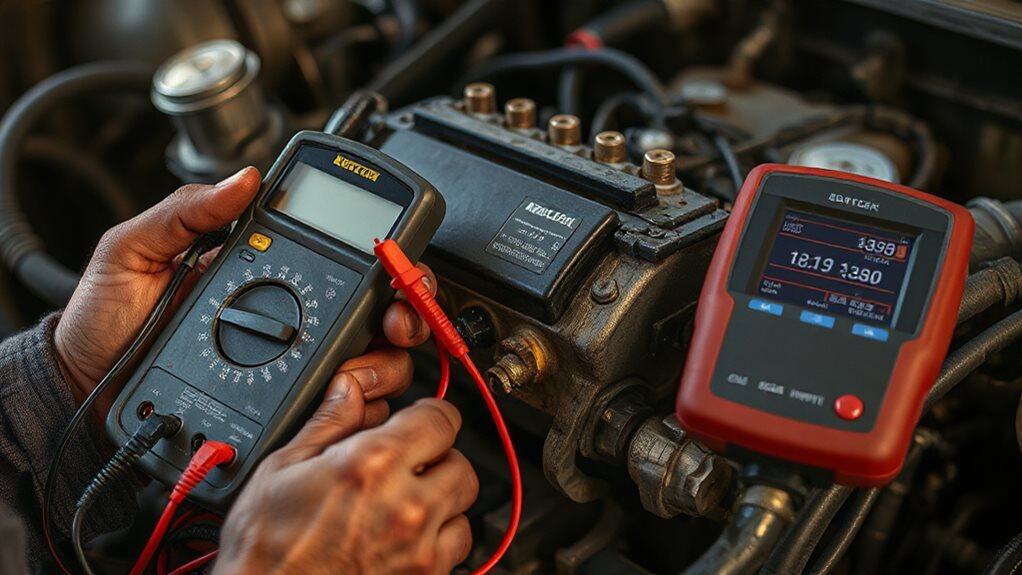 testing icm with multimeter and scan tool