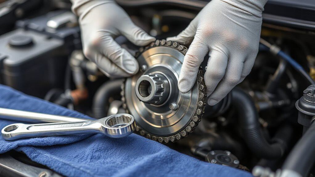 timing chain service checklist completion
