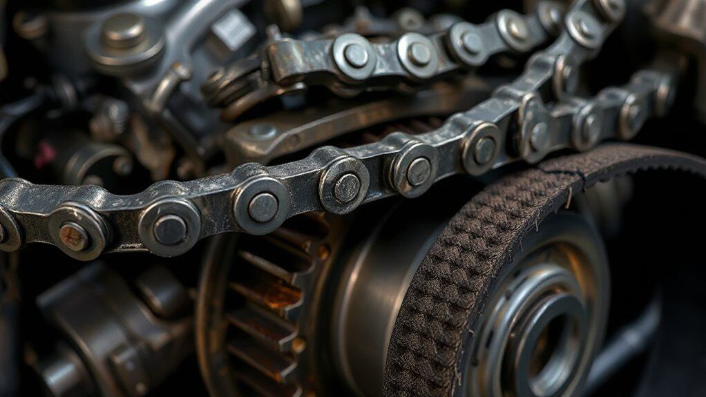timing chains last longer but require inspection