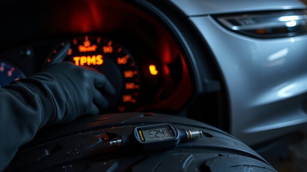 tpms vs low tire pressure diagnosis