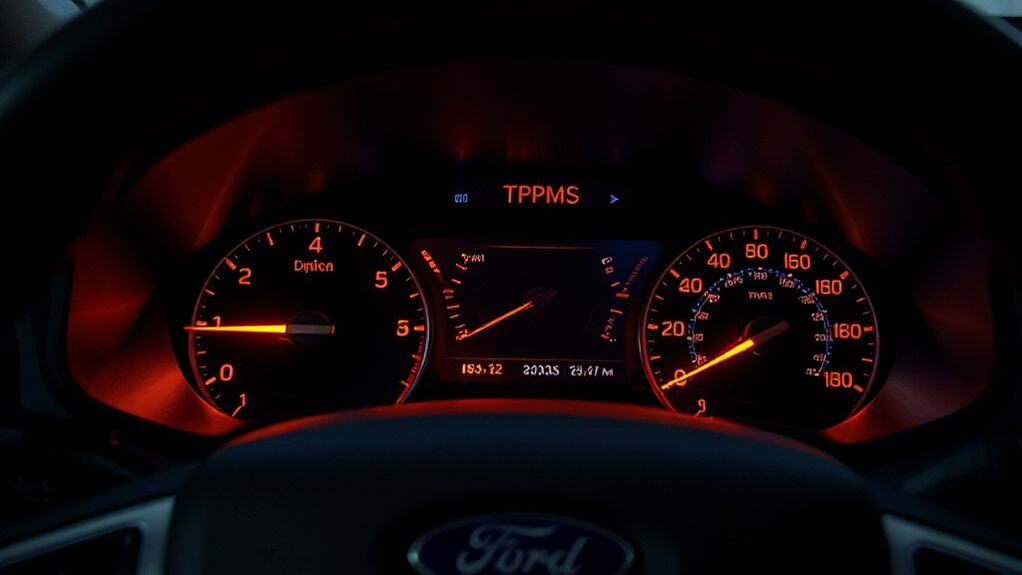 tpms warns low tire pressure