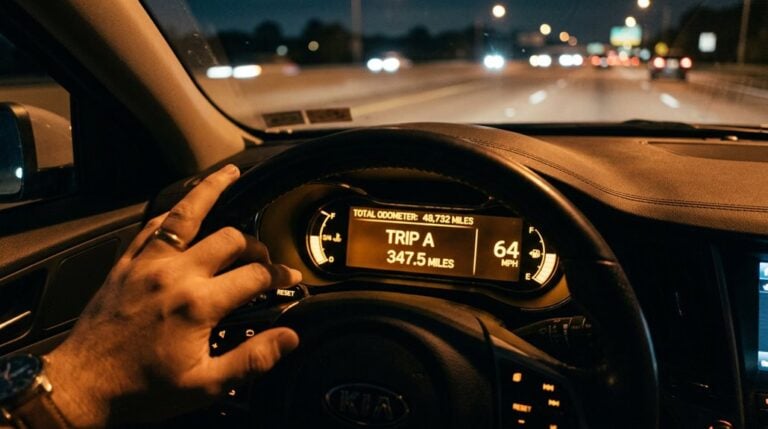 trip a indicator on a car