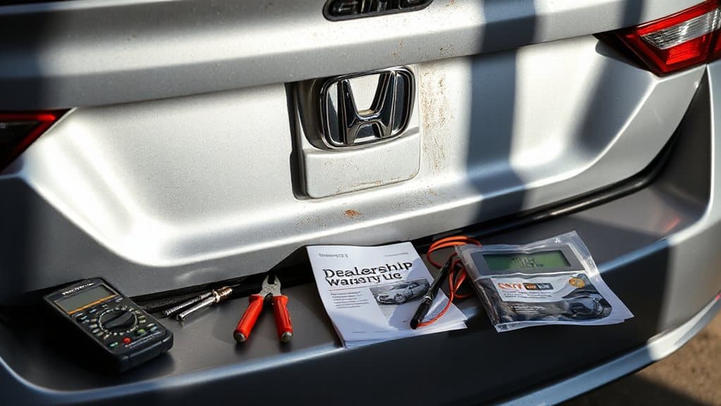 warranty vs diy latch repair costs for 2018 accord