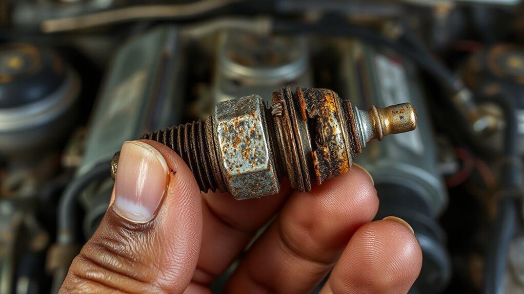worn plugs cause misfires under load