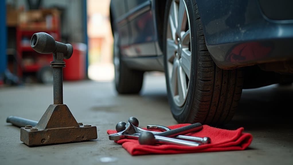 assess replace unsafe tire safely