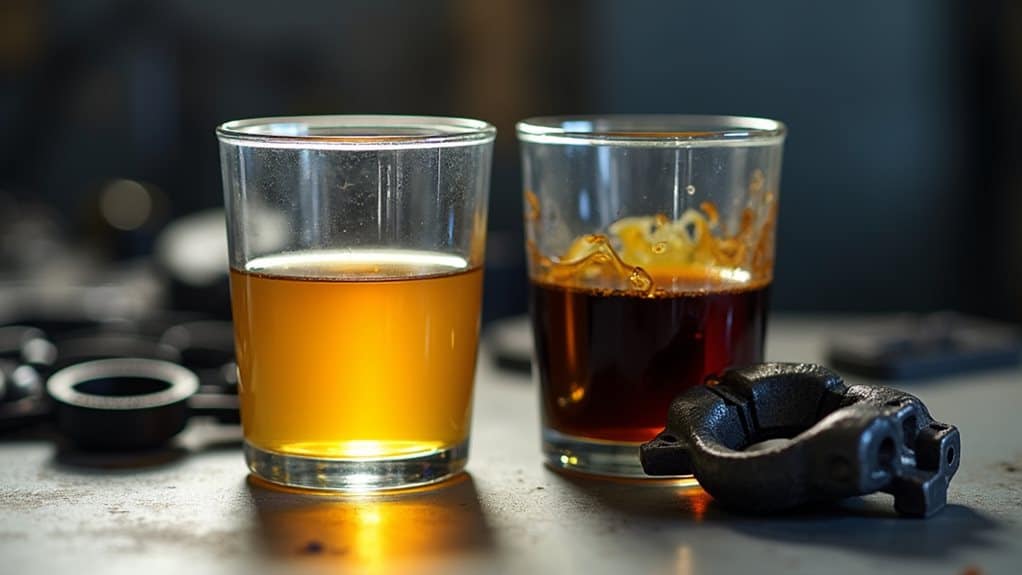 brake fluid darkens performance risk