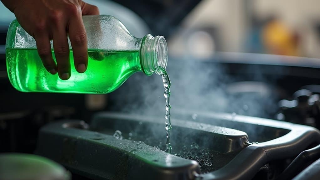 emergency water coolant top up