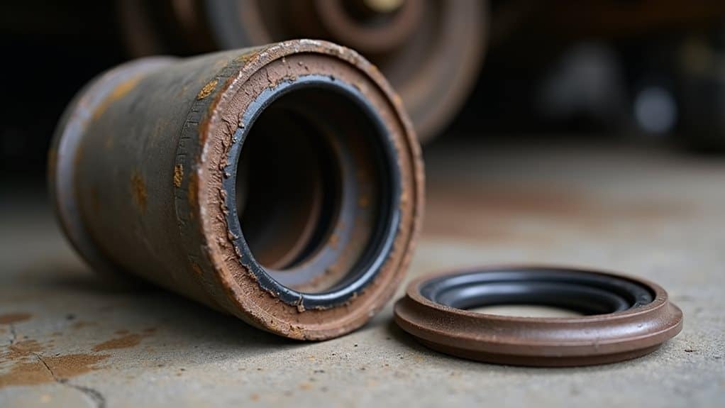replace worn axle seal quickly