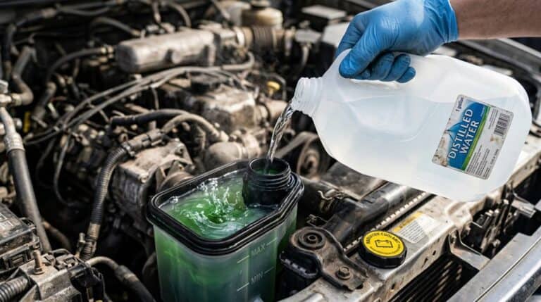 safely add water to coolant
