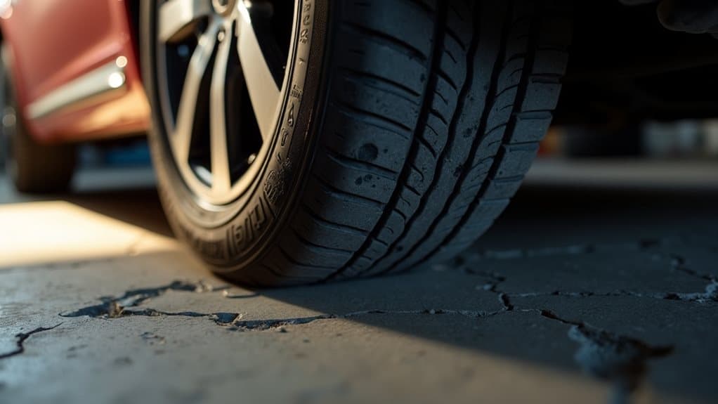 sidewall vs tread bulges
