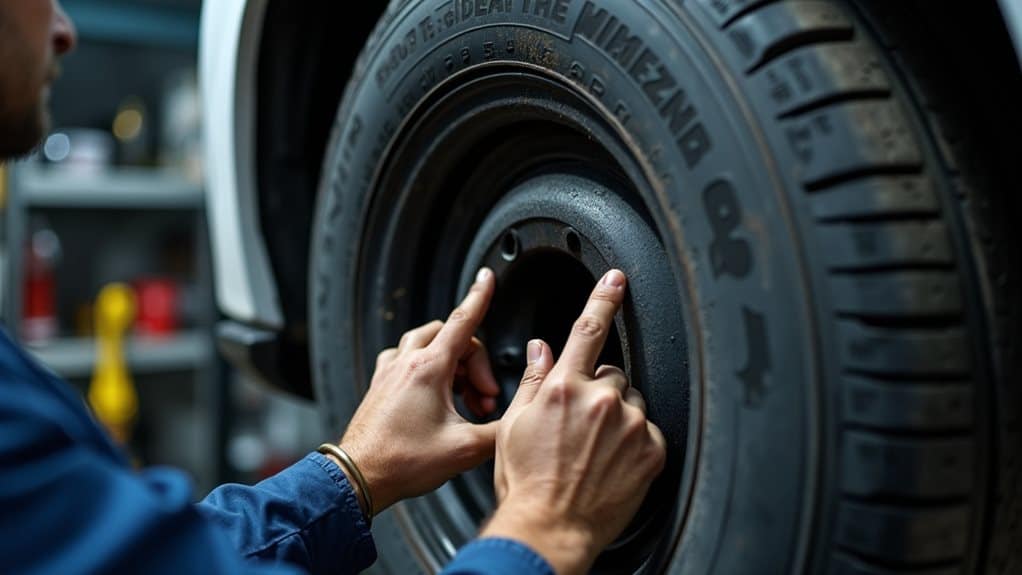 technician tire bubble diagnosis steps