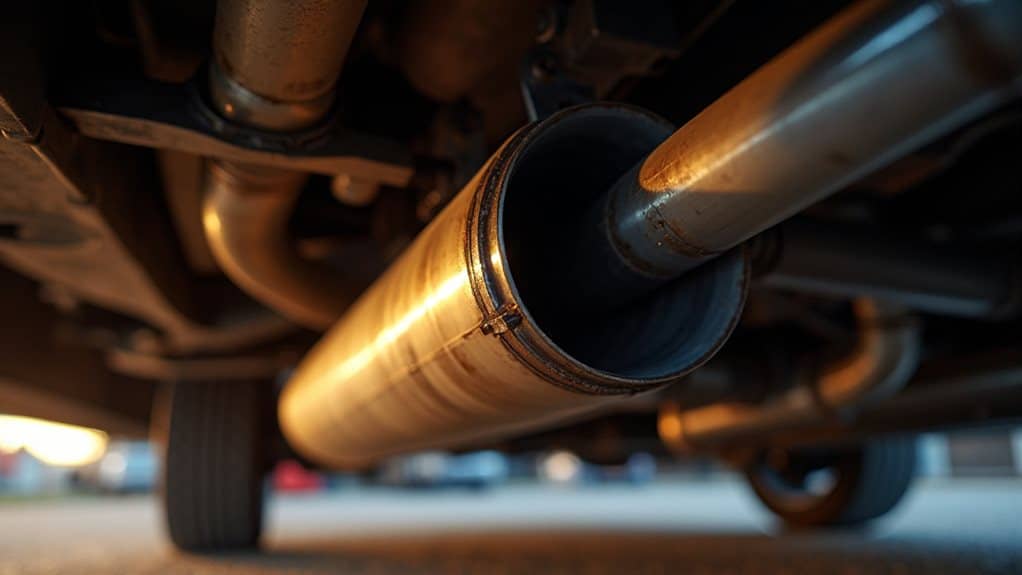 typically one catalytic converter