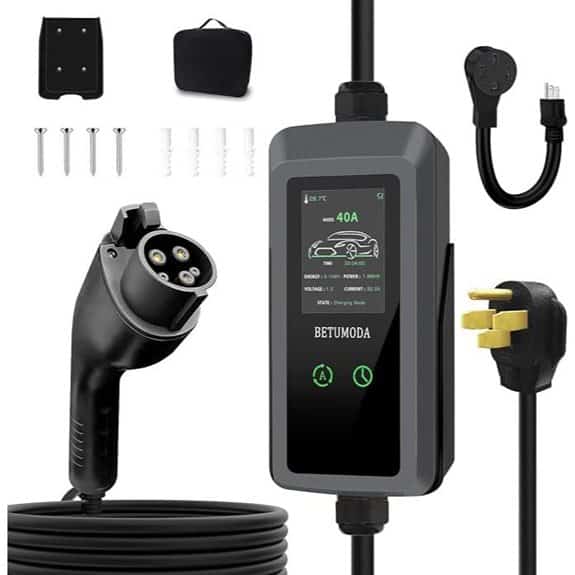 Level 2 EV Charger 40A 240V 25ft Cable