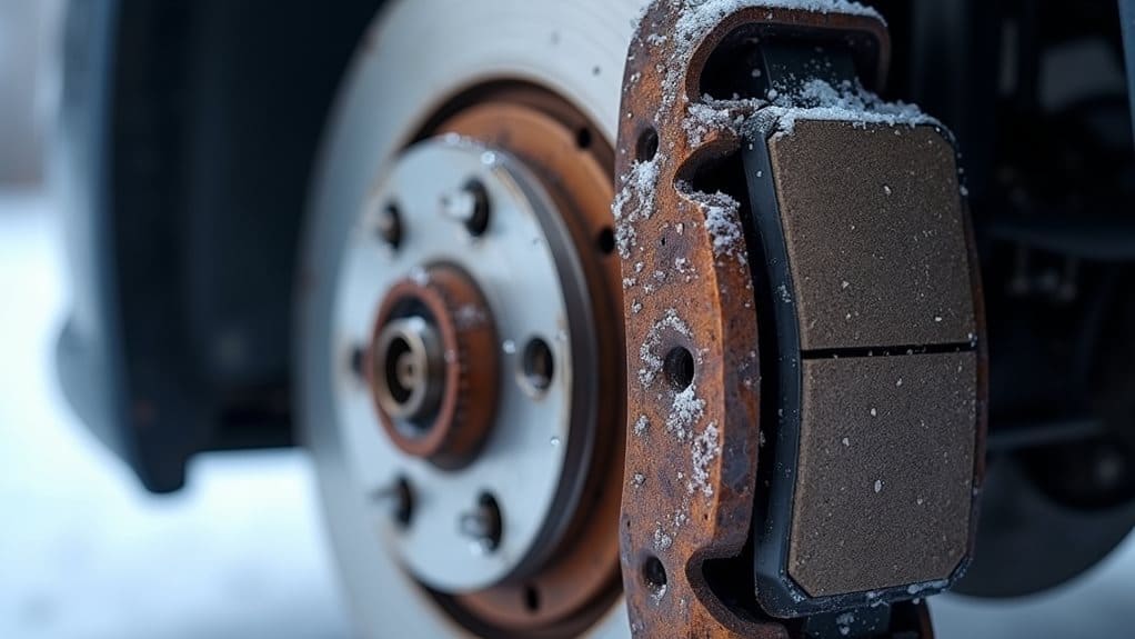 brake material affects squealing
