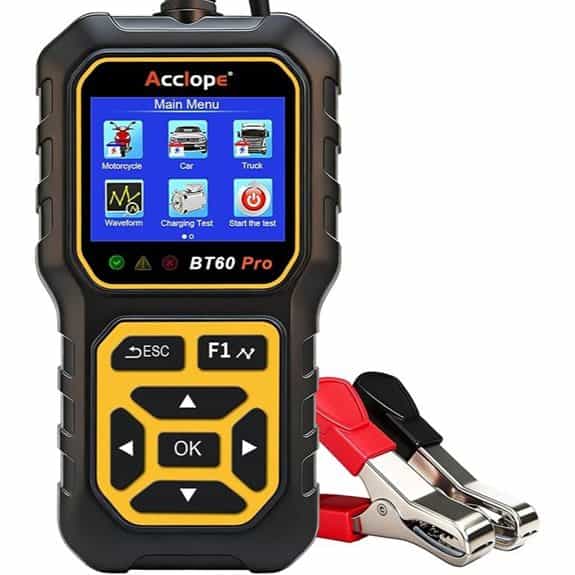 BT60 PRO Car Battery Tester with QR Cloud Report