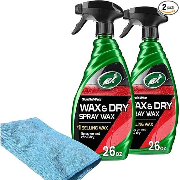 Turtle Wax 1-Step Wax and Dry Double Pack