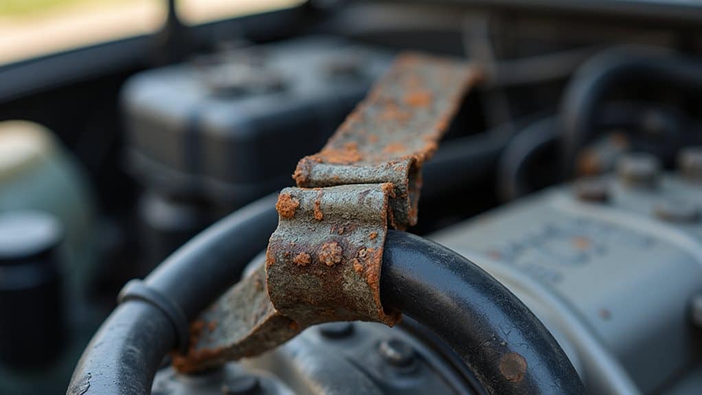 check ground strap integrity