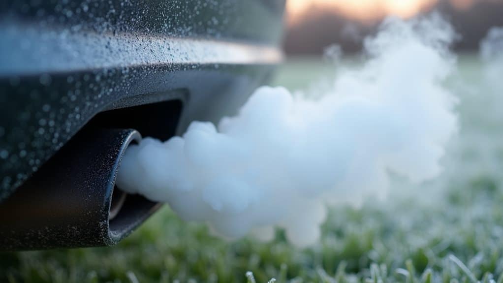 coolant leak causes white smoke