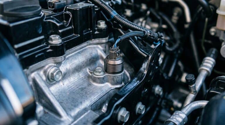 detects engine knocking sounds
