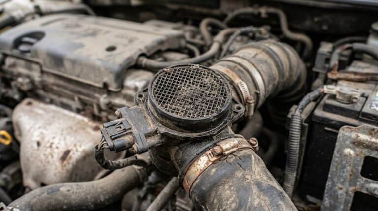 dirty maf causes rough idle